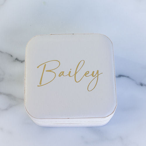 Personalized Jewelry Travel Case